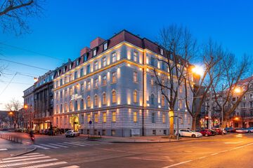 Front of property - evening/night