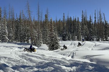 Snowmobiling