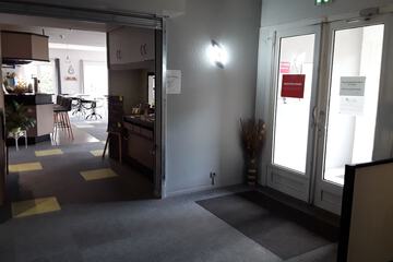 Interior entrance