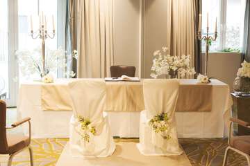 Indoor wedding