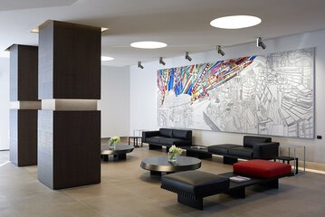 Lobby sitting area