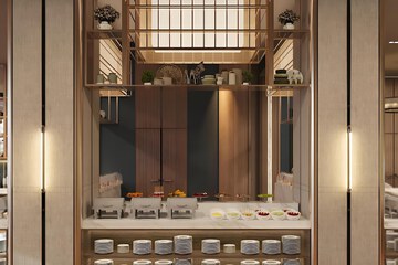Breakfast area