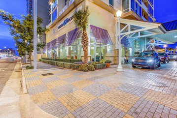 Front of property - evening/night