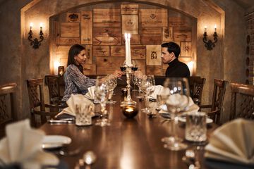 Couples dining