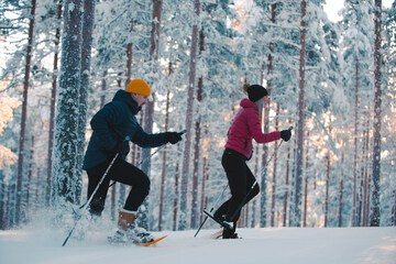 Snowshoeing