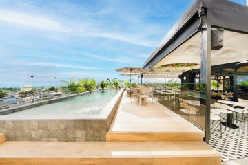 Rooftop pool