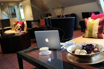 Lobby sitting area