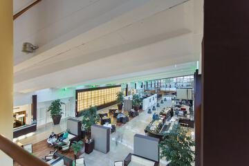 Interior entrance