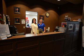 Check-in/check-out kiosk