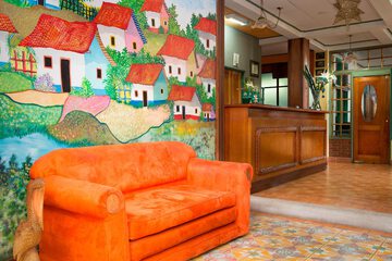 Lobby sitting area