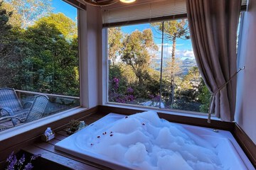 Private spa tub