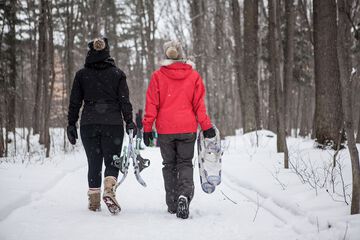 Snowshoeing