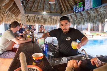 Poolside bar