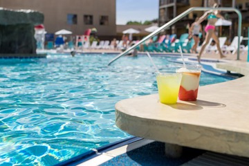 Poolside bar