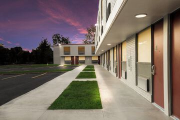 Front of property - evening/night