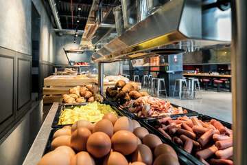 Breakfast buffet