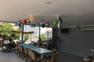 Poolside bar