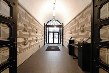 Interior entrance