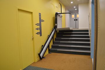 Interior entrance