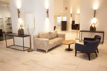 Lobby sitting area