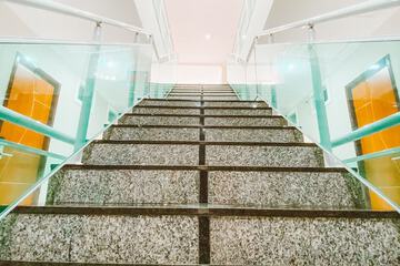 Handrails in stairways