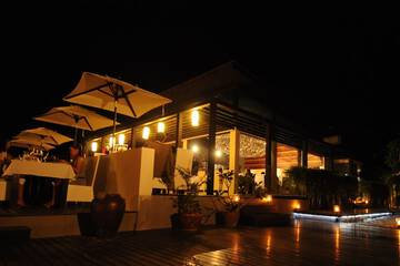 Front of property - evening/night