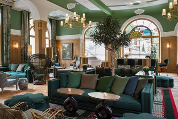 Lobby sitting area