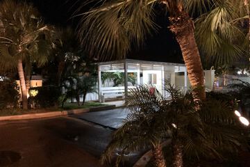 Front of property - evening/night