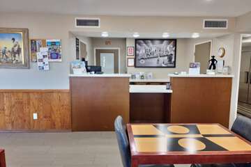 Check-in/check-out kiosk