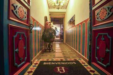 Interior entrance