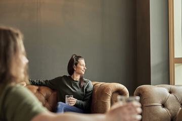 Lobby sitting area
