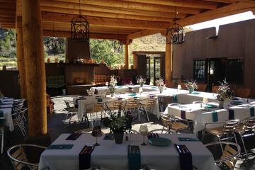 Outdoor banquet area