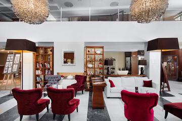 Lobby sitting area