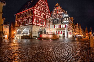 Front of property - evening/night