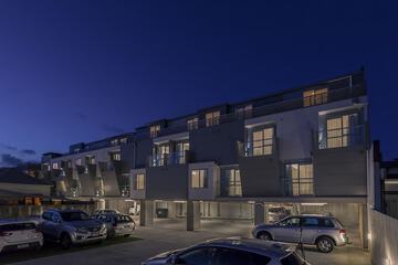 Front of property - evening/night