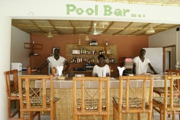 Poolside bar
