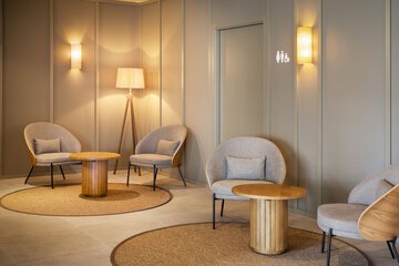 Lobby sitting area