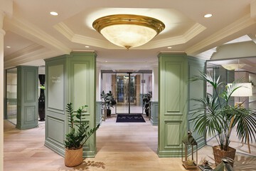 Interior entrance