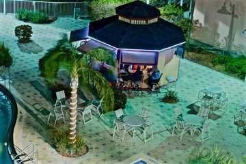 Poolside bar