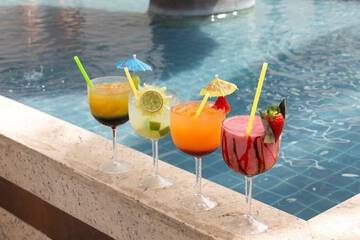 Poolside bar