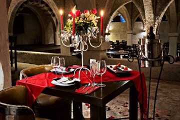 Couples dining
