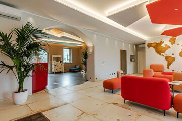 Lobby sitting area