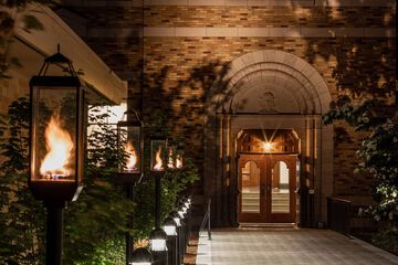 Front of property - evening/night