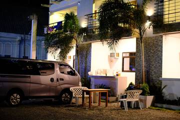 Front of property - evening/night