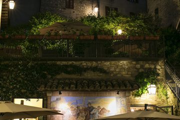 Front of property - evening/night