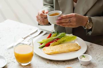 Breakfast buffet