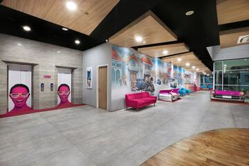 Interior entrance