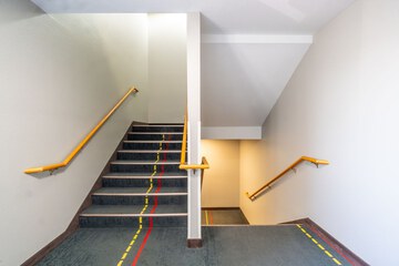Handrails in stairways