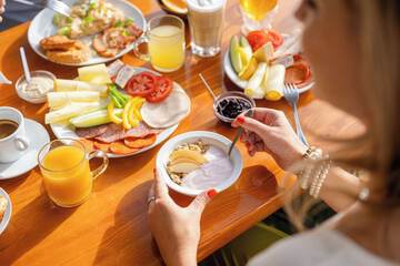 Breakfast buffet