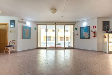 Interior entrance